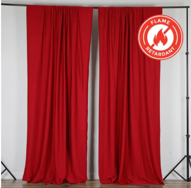 Where to find Pipe-Drape-SCUBA RED-Panel-10 in Concord