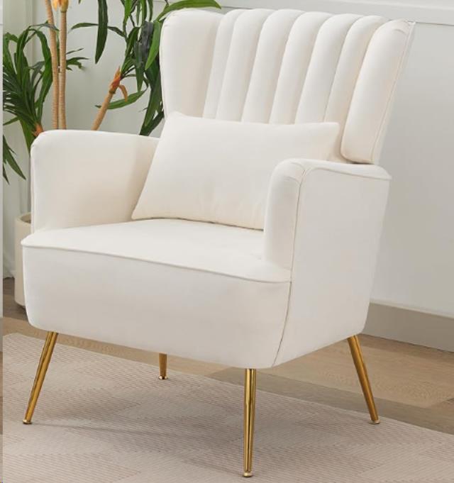Rental store for White Accent Chair W  Arms in Concord CA