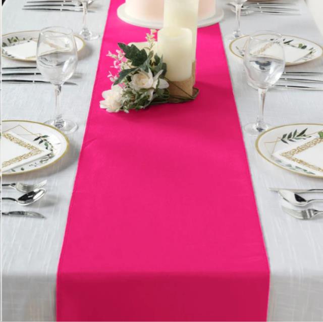 Rental store for LINEN, RUNNER, 12X108 , FUCHSIA POLY in Concord CA