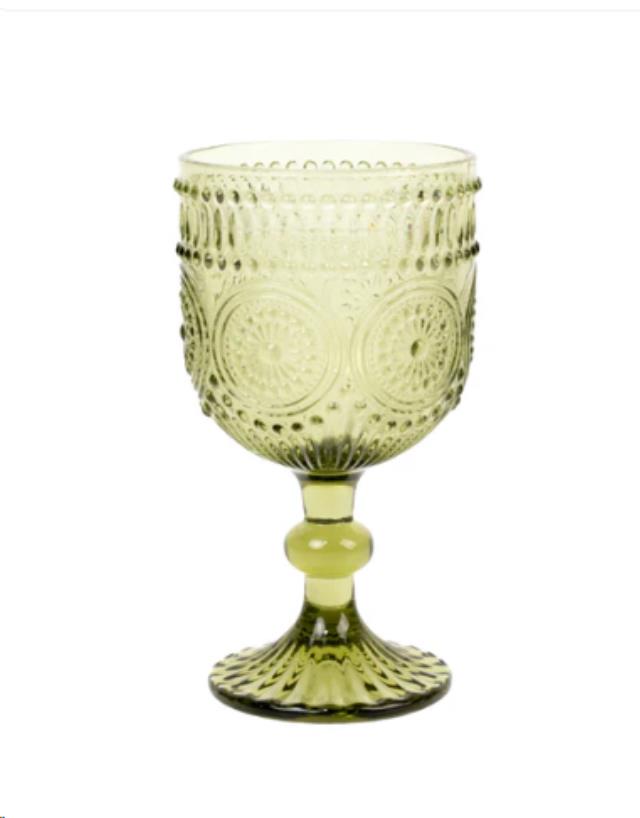 Rental store for GLASS, EMB GOBLET, SAGE 12OZ-E in Concord CA