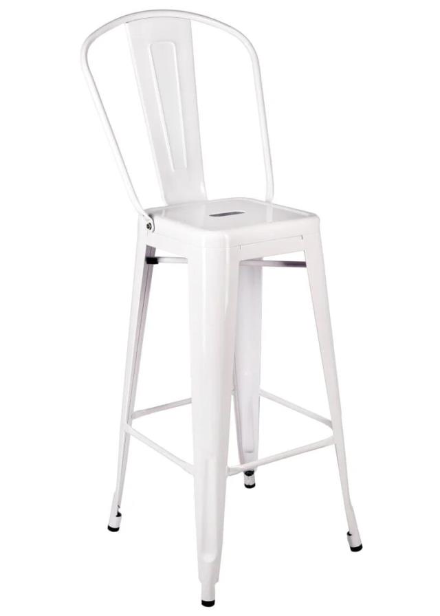 Rental store for CHAIR, Barstool, Tolix, White Metal in Concord CA