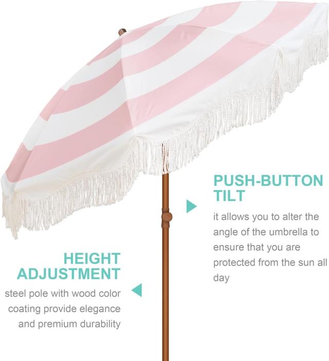 Where to find UMBRELLA, PINK, BOHO, FRINGE, 6.5 in Concord