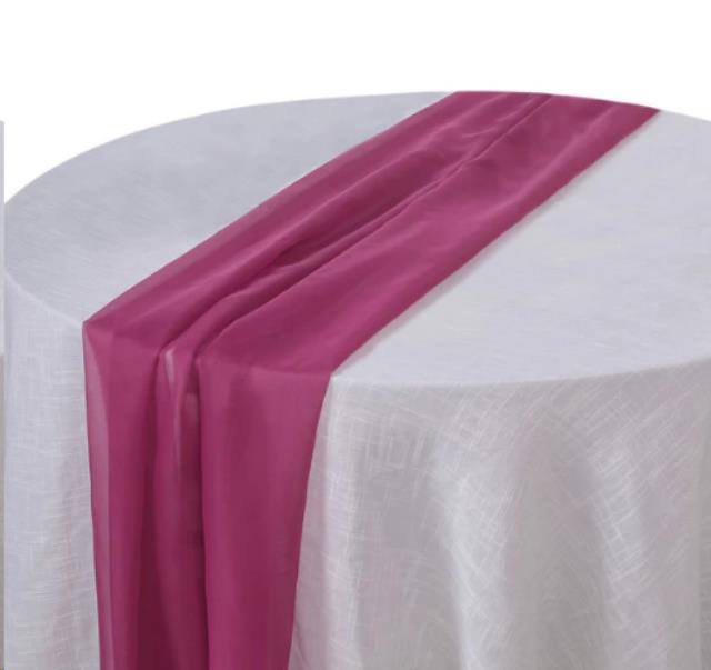 Rental store for LINEN, RUNNER, FUCHSIA Chiffon in Concord CA