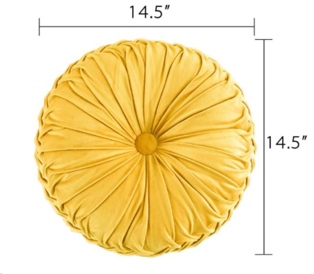 Where to find PILLOW, YELLOW, ROUND, VELVET in Concord