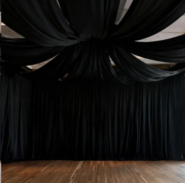 Where to find Pipe-CEILING Drape-SPANDEX 5 X32 -BLACK in Concord