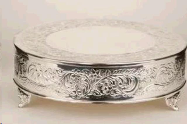 Rental store for CAKE STAND,SILVER,ROUND 18 -E in Concord CA