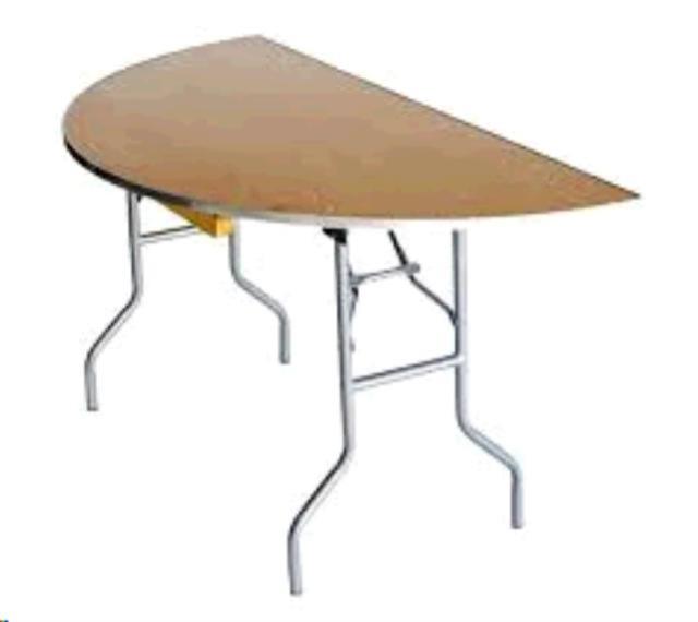 Rental store for TABLE, WOOD 60 , HALF-ROUND in Concord CA