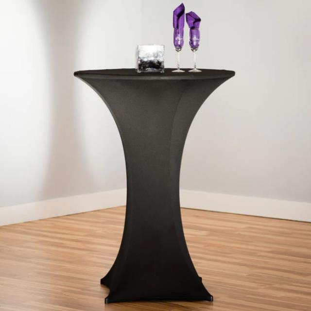 Rental store for LINEN, 30 , RD, BLACK, SPANDEX COCKTAIL in Concord CA