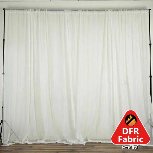 Rental store for Pipe-Drape-SHEER IVORY-Panel-10 in Concord CA