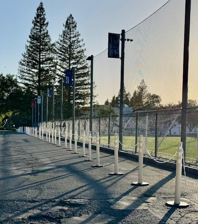 Where to find Barricade, Delineator post, base, white in Concord