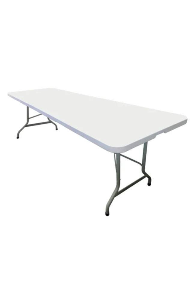 Rental store for TABLE, PLASTIC 8 x30 , FOLD in half -E in Concord CA