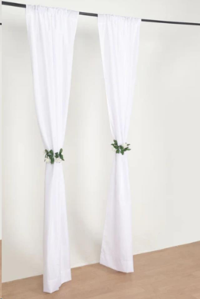 Where to find Pipe-Drape-SPANDEX WHITE -Panel-12 in Concord
