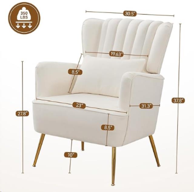 Where to find White Accent Chair W Arms in Concord