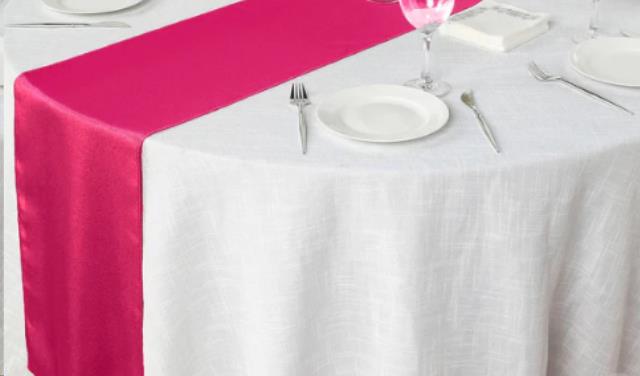 Where to find LINEN, RUNNER, 12X108 , FUCHSIA POLY in Concord