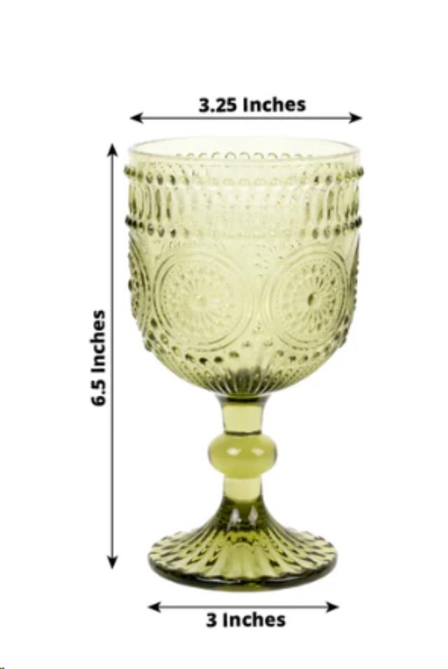 Where to find GLASS, EMB GOBLET, SAGE 12OZ-E in Concord