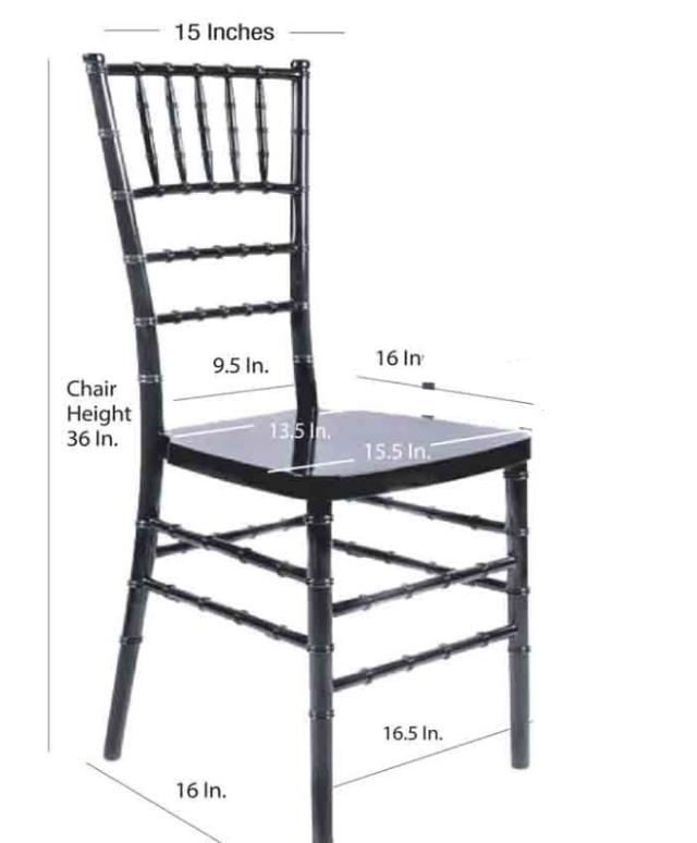 Where to find CHAIR, BLACK CHIVARI in Concord
