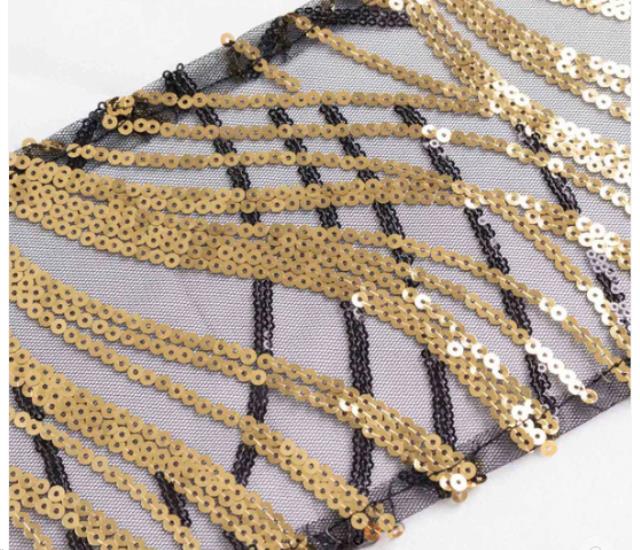 Where to find CHAIR SASH, Gold Sequin in Concord