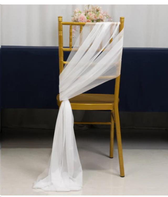 Rental store for CHAIR SASH, SHEER, WHITE in Concord CA