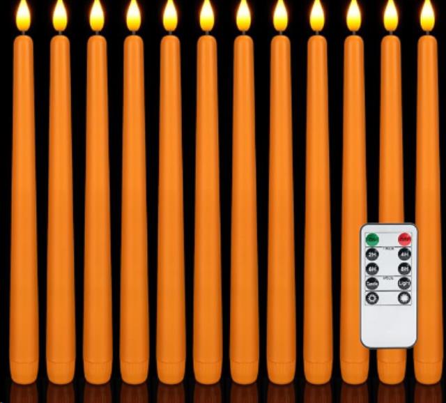 Rental store for CANDLE - FLAMELESS TAPER-ORANGE in Concord CA