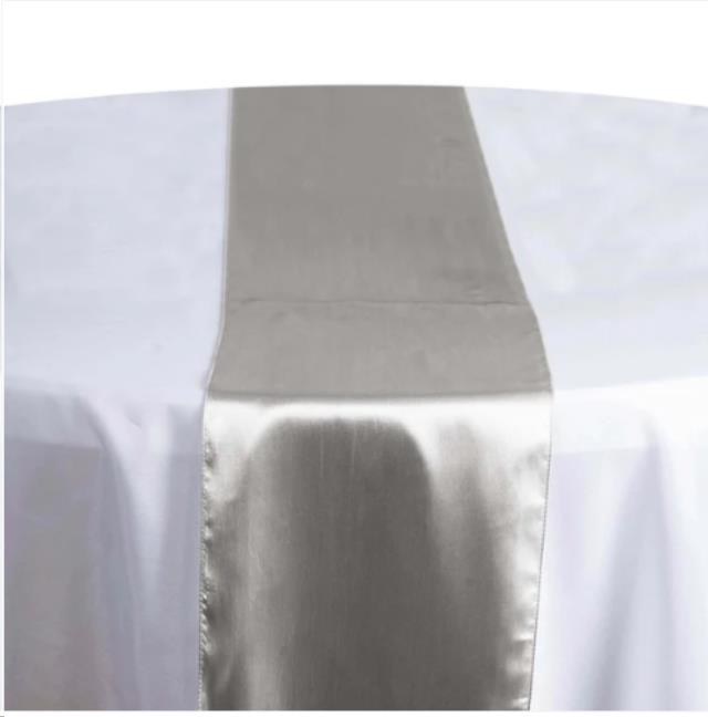 Rental store for LINEN, RUNNER, 12X108 , SILVER SATIN in Concord CA