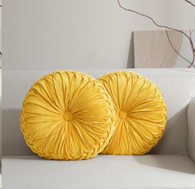 Rental store for PILLOW, YELLOW, ROUND, VELVET in Concord CA