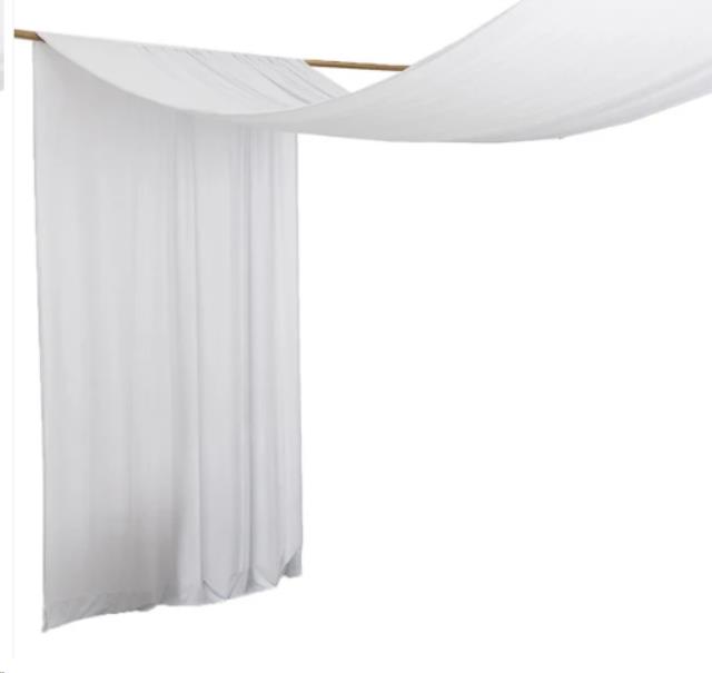 Rental store for Pipe-CEILING Drape-SPANDEX 5 X32 -WHITE in Concord CA